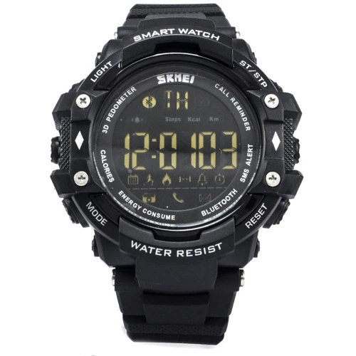 Наручний годинник Skmei 1226 Bluetooth Black: Механізм кварцовий
