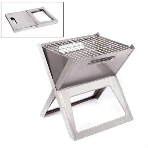 Гриль угольный Bo-Camp Notebook/Fire Basket Compact Silver (8108347)