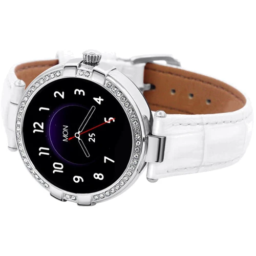 Смарт-годинник Kumi K17 Silver: Фітнес-функції крокомір, Розумний будильник, пульсометр