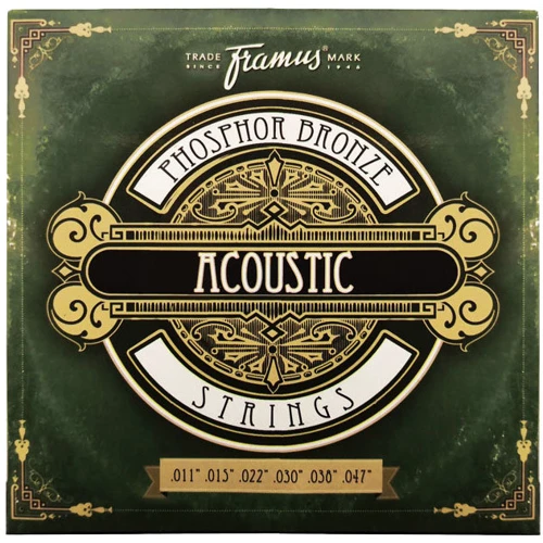 Струна для гитар Струны FRAMUS 47200 Phosphor Bronze Light (11-47)