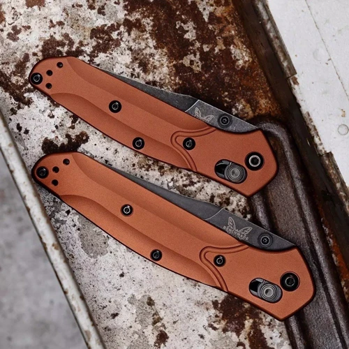 Нож Benchmade Osborne, Burnt Copper Auto 9400BK-03 (9400BK-03): Цвет коричневый