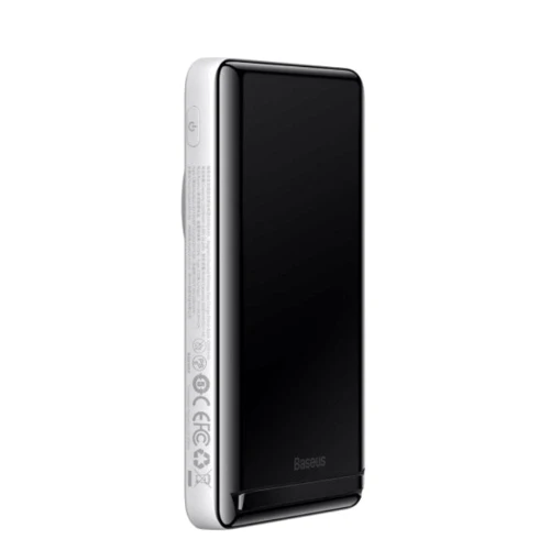 Внешний аккумулятор Baseus Power Bank 10000mAh 20W MagSafe Bracket Wireless Fast Charge White (PPCX000002): Кабели/переходники для смартфонов в комплекте USB Type-C