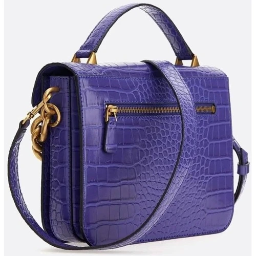Жіноча сумка-сетчел GUESS RETOUR TOP HANDLE FLAP фіолетова (HWCC8664200-VIO): Стать Женский