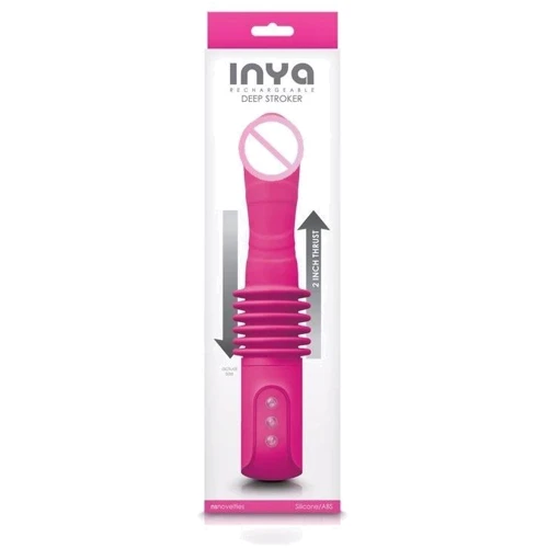 Вибратор с толчковыми движениями NS Novelties Inya Deep Stroker