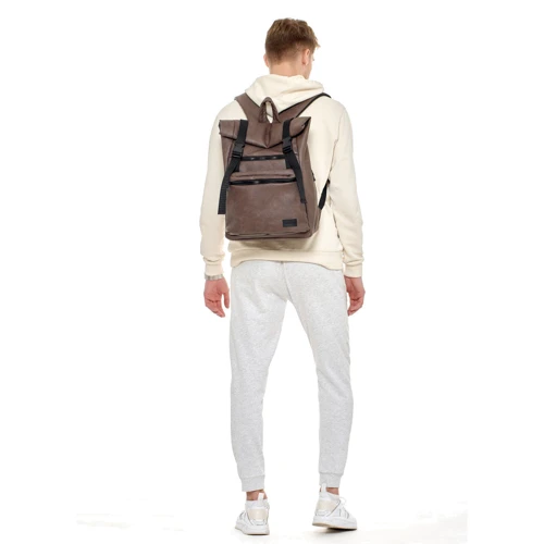 Мужской рюкзак Sambag RollTop LTT светло-коричневый (24238061m): Страна производитель Украина