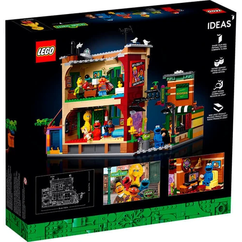 LEGO Ideas 123 Вулиця Сезам (21324): Серія Ideas