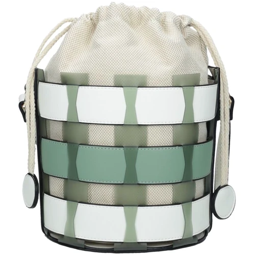 Женская сумка бакет-бэг Nobo зеленая (NBAG-I5130-CM08)