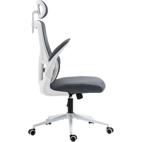 Крісло GT Racer X-5728 White/Gray фото 5