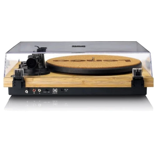 Виниловый проигрыватель Lenco LBT-335BA Bamboo: Материал тонарма Алюминий