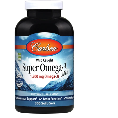 Carlson Labs Super Omega-3 Gems 300 Soft Gels Супер Омега-3