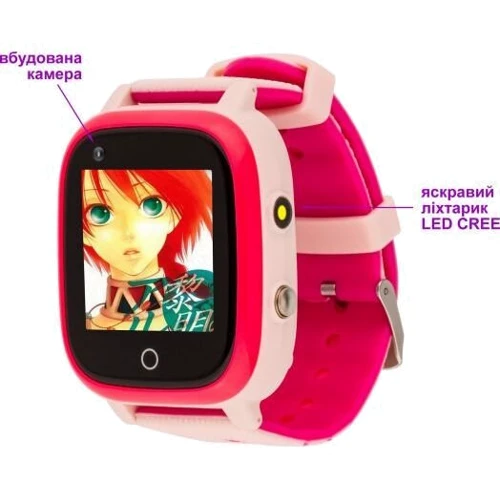 Смарт-часы AmiGo GO005 4G WIFI Thermometer Pink: Операционная система Проприетарная