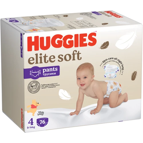 Подгузники Huggies Elite Soft 4 (9-14 кг) Box 76 шт (5029053582450) фото 10