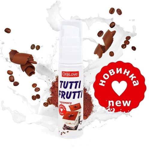 Оральный лубрикант Tutti-frutti тирамису, 30 ml