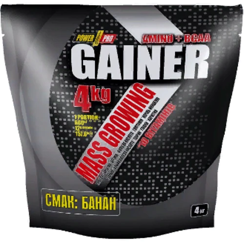 

Power Pro Gainer 4000 g /100 servings/ Банан