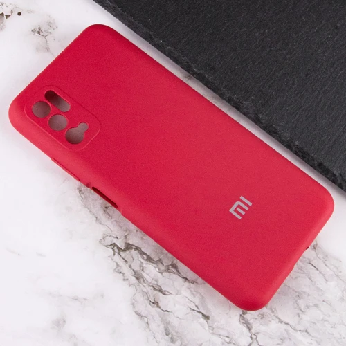 Чехол для телефонов Mobile Case Silicone Cover Shield Camera Rose Red for Xiaomi Redmi Note 10 5G / Poco M3 Pro / Poco M3 Pro 5G: Материал силикон