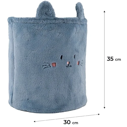 Корзина для хранения Kite Cute Cat 30х35 см плюшевая (K24-3100L-2): Производитель KITE
