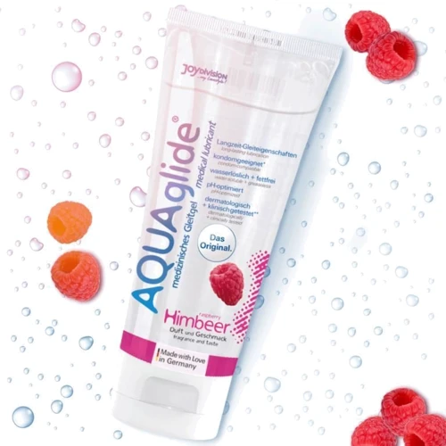 Лубрикант Joy Division AQUAglide Raspberry (малина), 100 мл