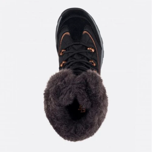 Ботинки Jack Wolfskin Aspen Texapore High W 4041421-6072 38 черные натуральная замша зима фото 4