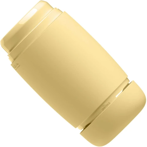Мастурбатор Tenga Puffy Custard Yellow (ультрамягкий материал, многоразовый, сквозной)