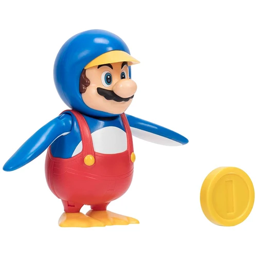 Игровая фигурка с артикуляцией Super Mario - Марио Пингвин 10 см с аксессуарами (40824i) фото 6