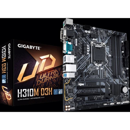 GIGABYTE H310M D3H rev.1.1: Роз'єми на задній панелі USB 2.0, USB 3.0 (USB 3.1 Gen 1)