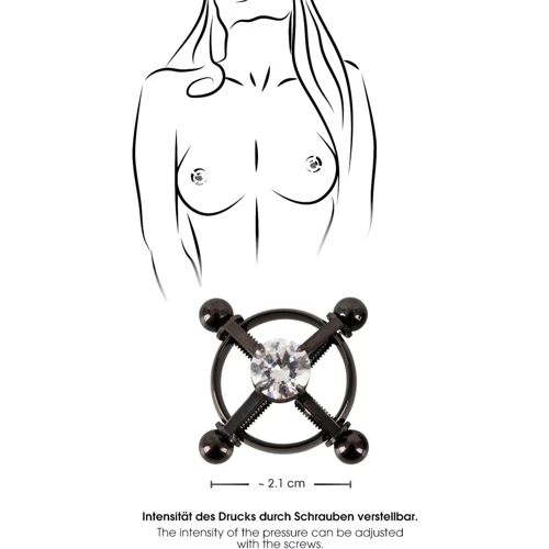 Зажимы для сосков Orion Bad Kitty Nipple Jewellery Вlack