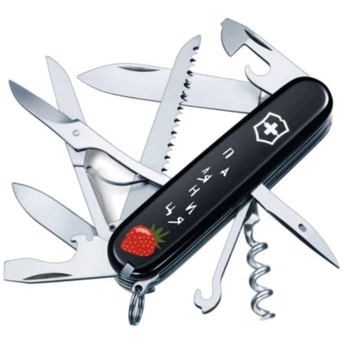Мультитул Victorinox Huntsman Ukraine 91мм/15 функцій/чорний/Паляниця (1.3713.3_T1300u)