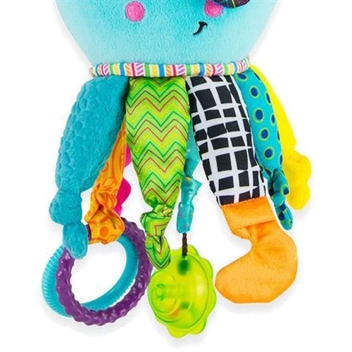 Мягкая игрушка-подвеска Lamaze Кальмар с прорезывателем (L27068): Рекомендуемый возраст с рождения