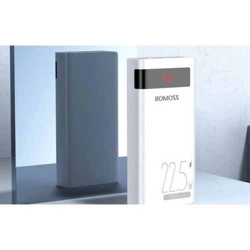 Зовнішній акумулятор Romoss Power Bank 30000mAh 22,5W Sense 8PF White (PHP30-852-1745H): Ємність батареї, мАг 30000
