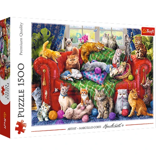 Пазли Trefl Кошенята на дивані 1500 ел. (26198)