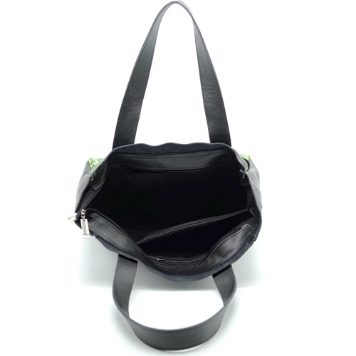 Женская сумка тоут ARTiS Bags черная (1687 4620-5299): Тип ручки Длинная ручка, С двумя ручками