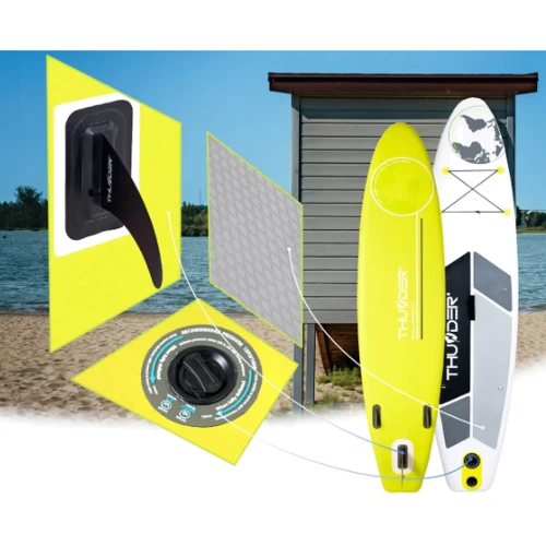 Надувная SUP доска Thunder Planet 320 см с веслом Lime (SUP-PLANET-LIME) фото 3