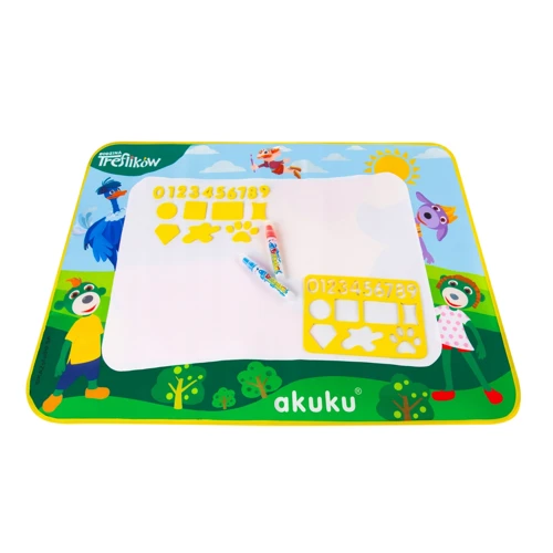 Коврик Akuku The Treflik Family для рисования водой (A0638): Вид Рисование