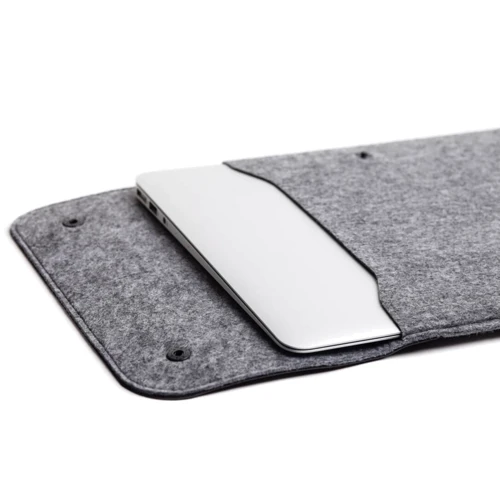 Gmakin Case Slim Felt Two Buttons Blue/Grey (GM65-12) for MacBook 12": Совместимость MacBook 12