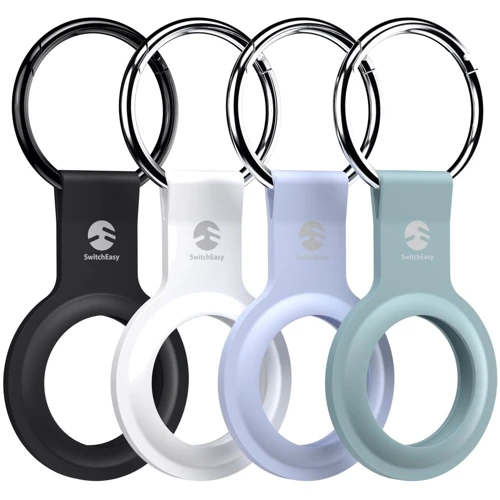 SwitchEasy Holder Skin Mixed (4-Pack) for AirTag (GS-117-187-193-189)