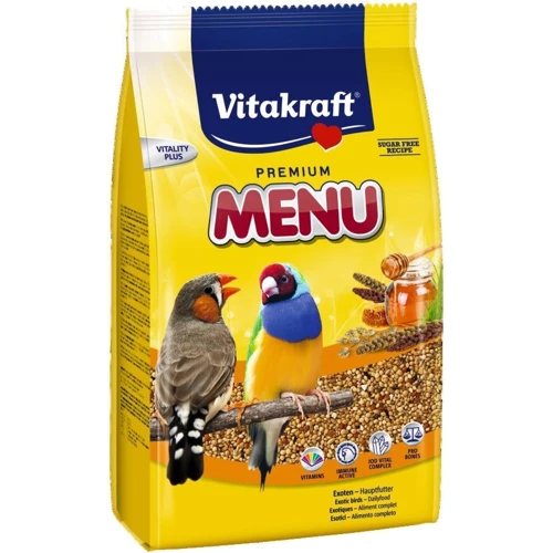 Повседневный корм Vitakraft Premium Menu Exotis для экзотических птиц 500 г (4008239213181)