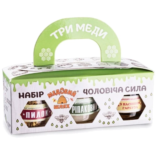 Набор Медовий Шлях Три меда - Мужская сила (4820191810372) фото 4