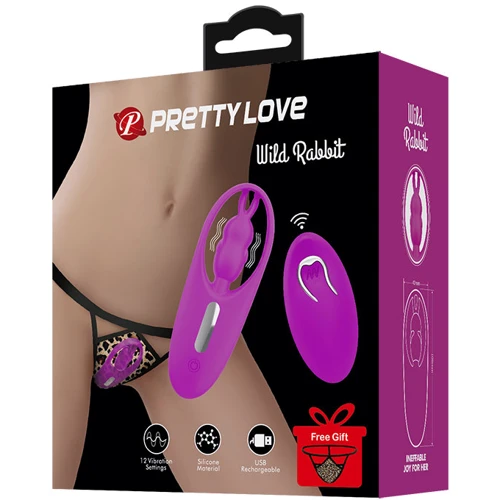 Клиторальный вибратор Pretty Love Wild Rabbit Purple