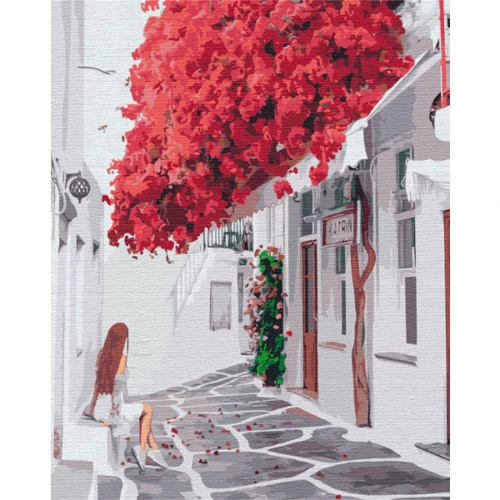 Картина по номерам Brushme Яркая бугенвиллия 40x50 см (BS51535)