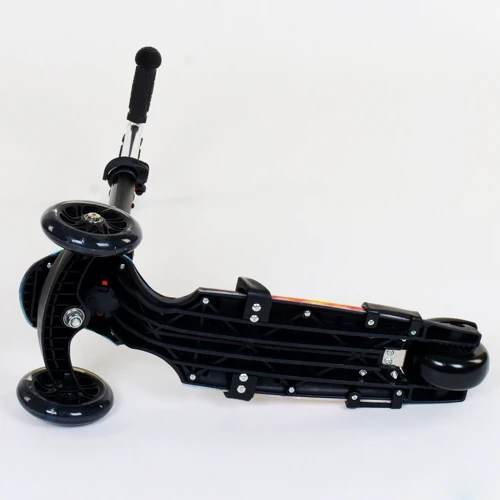 Самокат 5в1 Best Scooter (PU колеса с подсветкой) Абстракция Multicolor (74070): Тип тормоза ножной