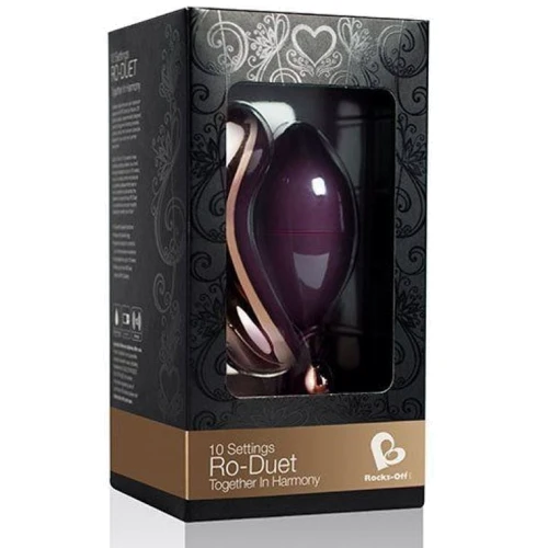 Виброяйцо Rocks Off Ro-Duet Rose Gold