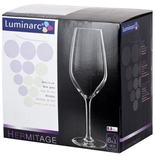 Бокал LUMINARC HERMITAGE 6х580мл (N1355): Назначение Для вина