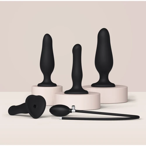 Надувной фаллоимитатор Strap-On-Me Inflatable Dildo Рlug Noir (шарик внутри)