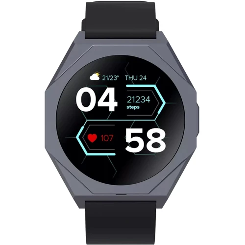 Смарт-часы Canyon Otto SW-86 Black: Дисплей 1.3" LTPS (360x360)