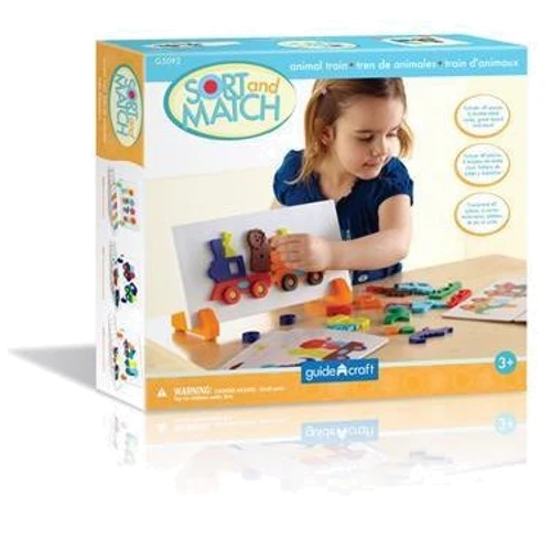 Игровой набор Guidecraft Manipulatives Поезд с животными (G5092)