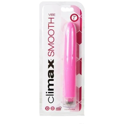 Вибромассажер Climax Smooth, 15.25x2.5 см, розовый