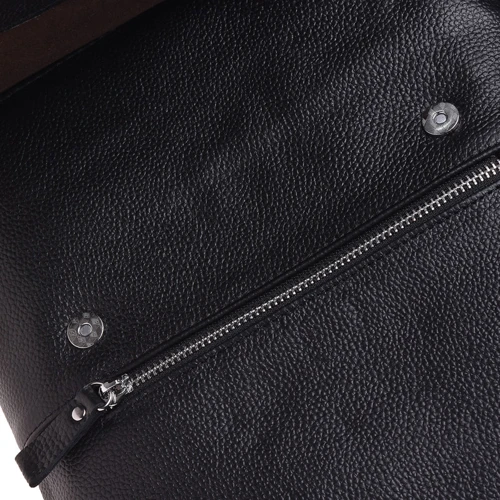 Мужская сумка планшет Keizer черная (K187013-black): Фактура Тиснение, Зернистая, Матовая