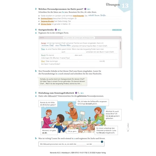 Momente A2.2: Arbeitsbuch plus interaktive Version: Жанр Учебники и пособия