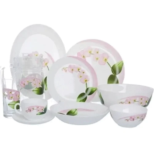 Столовый сервиз Luminarc Diwali Pink Orchid 46 предметов (P9939): Количество персон 6