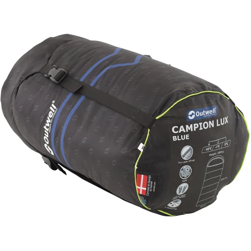 Спальный мешок Outwell Campion Lux/-1°C Blue (Left): Назначение трехсезонный